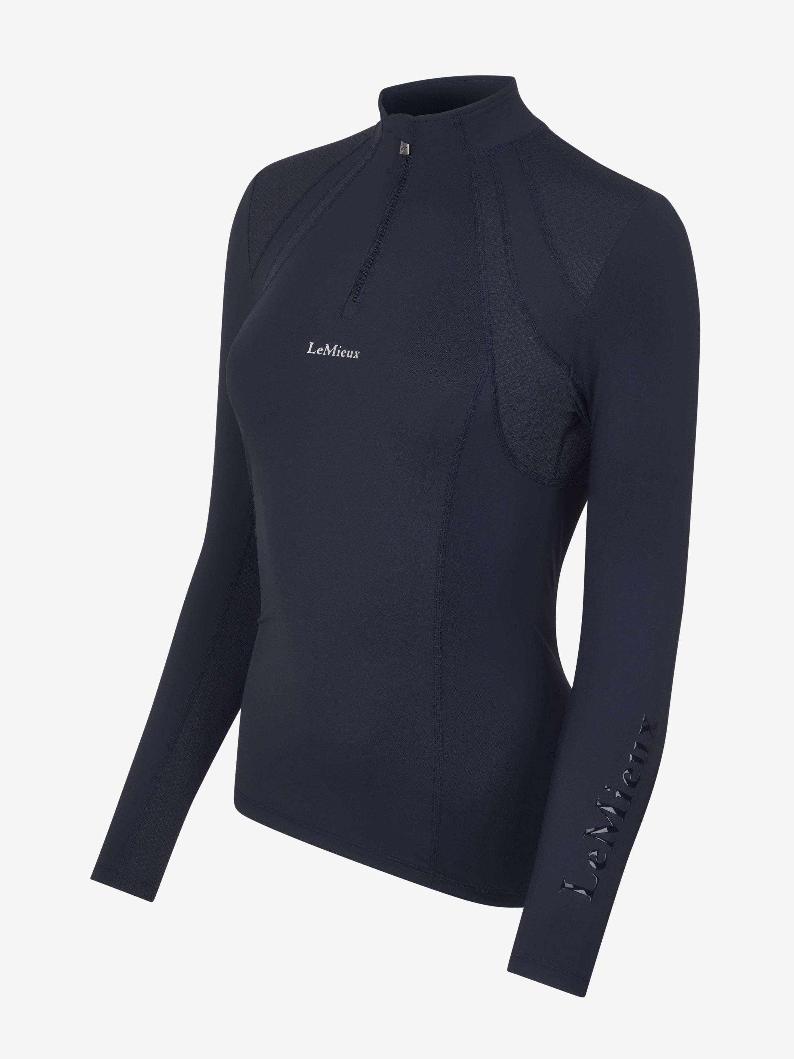 LeMieux Shirt Young Rider Mia Mesh Base Layer Navy