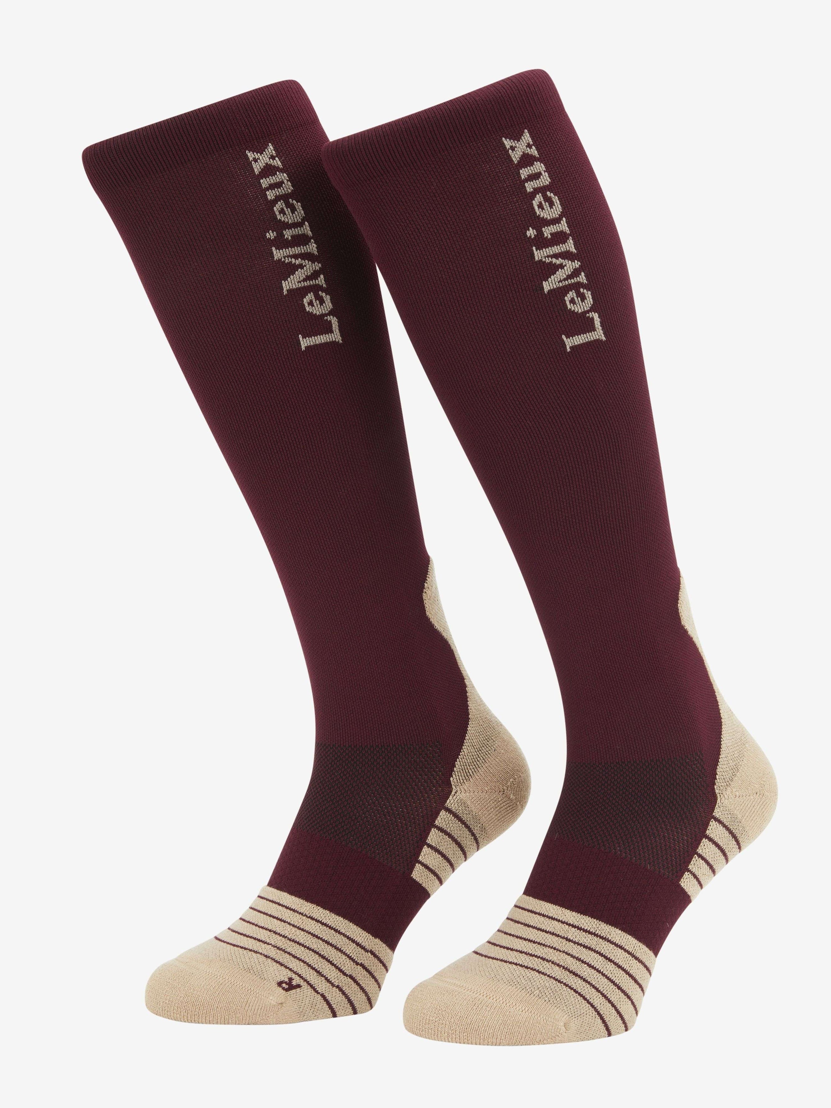 LeMieux Socks Performance Burgundy