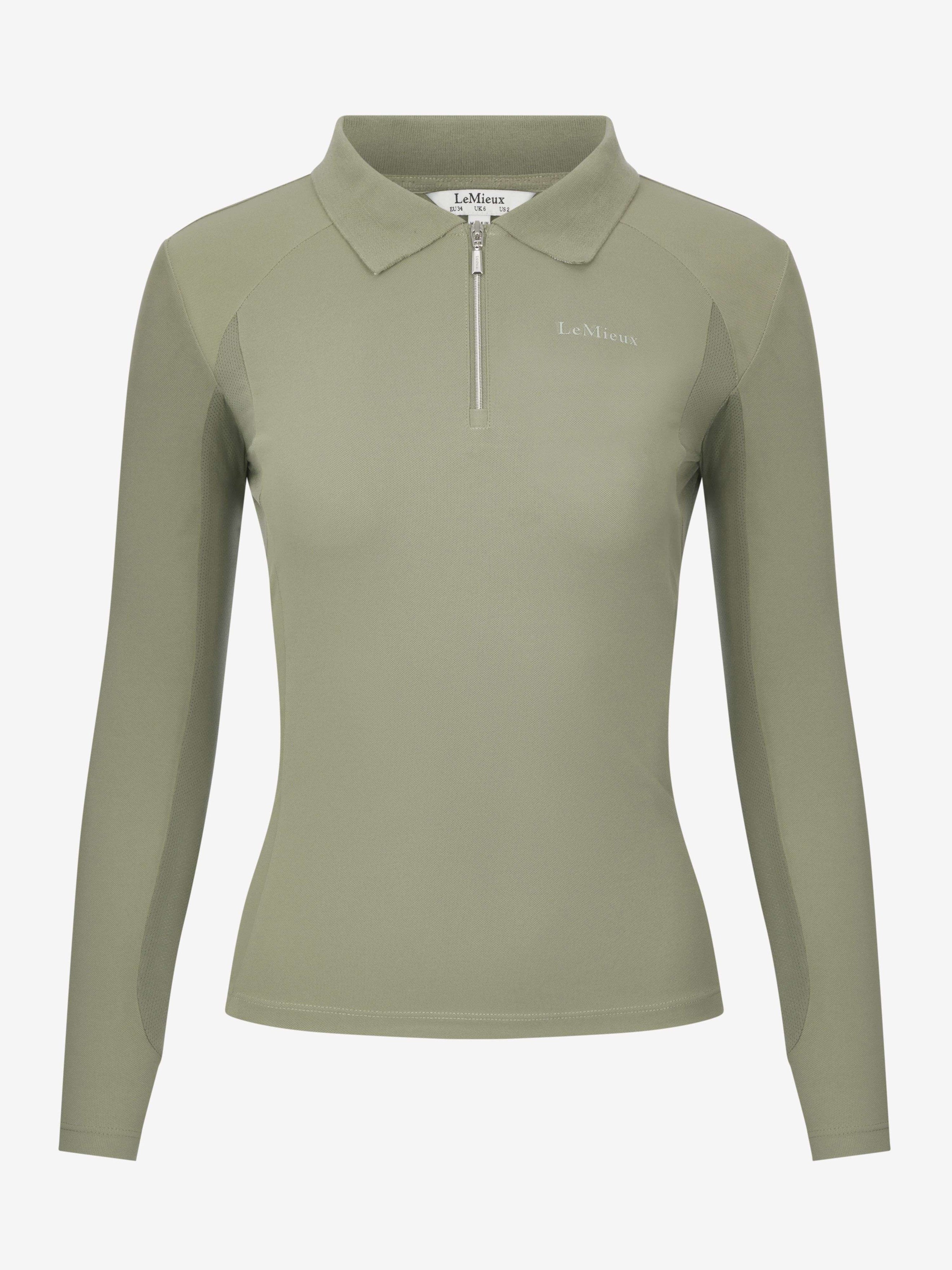 LeMieux Poloshirt Sport Long Sleeves Fern