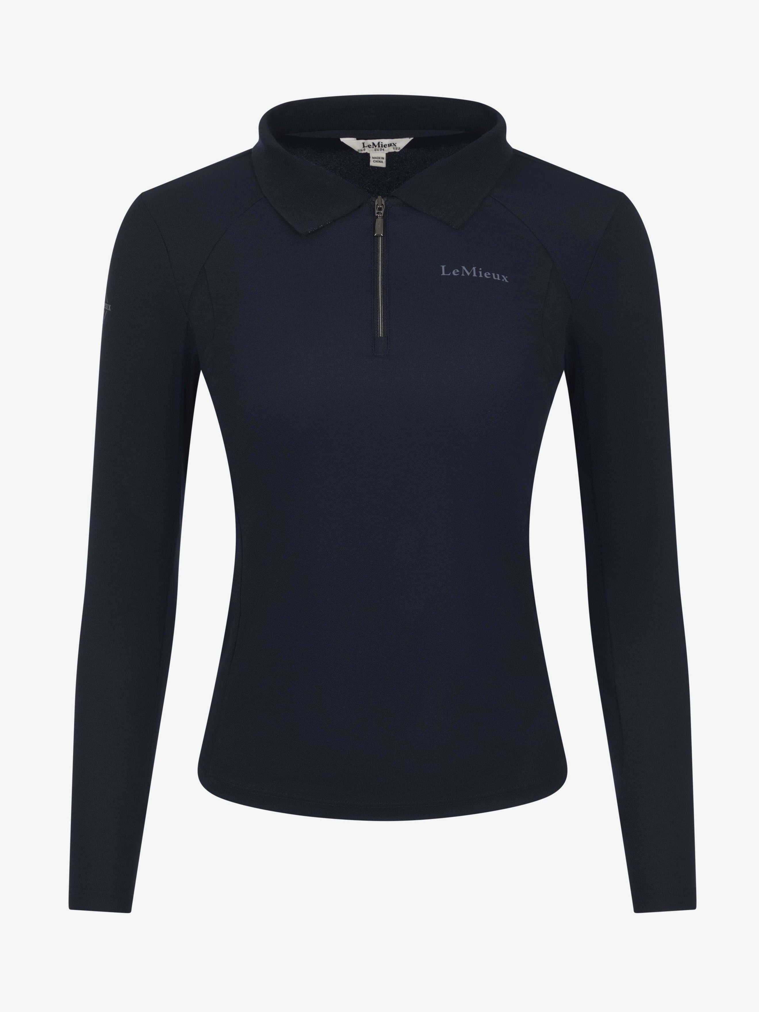 LeMieux Poloshirt Sport Long Sleeves Navy