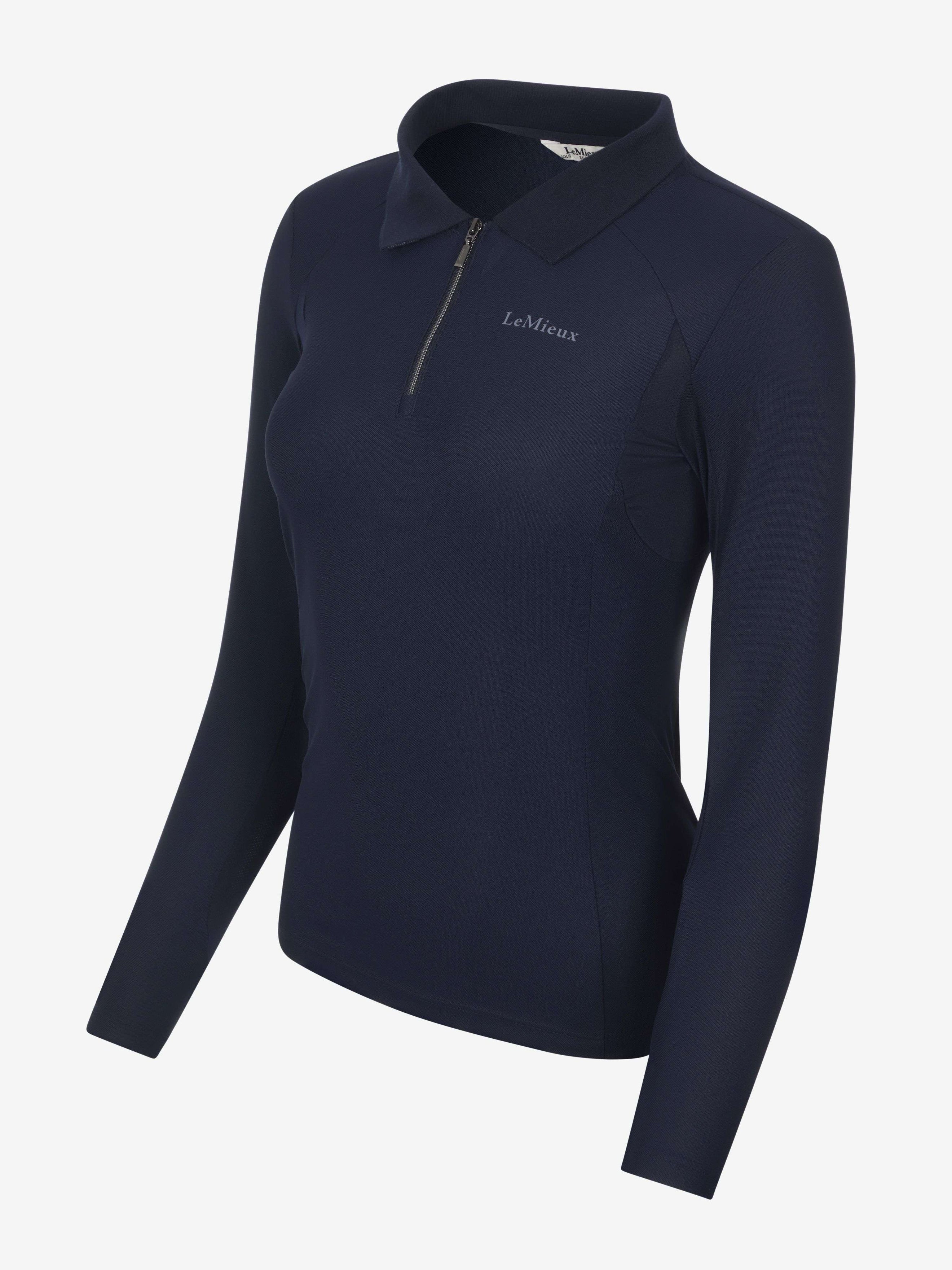 LeMieux Poloshirt Sport Long Sleeves Navy