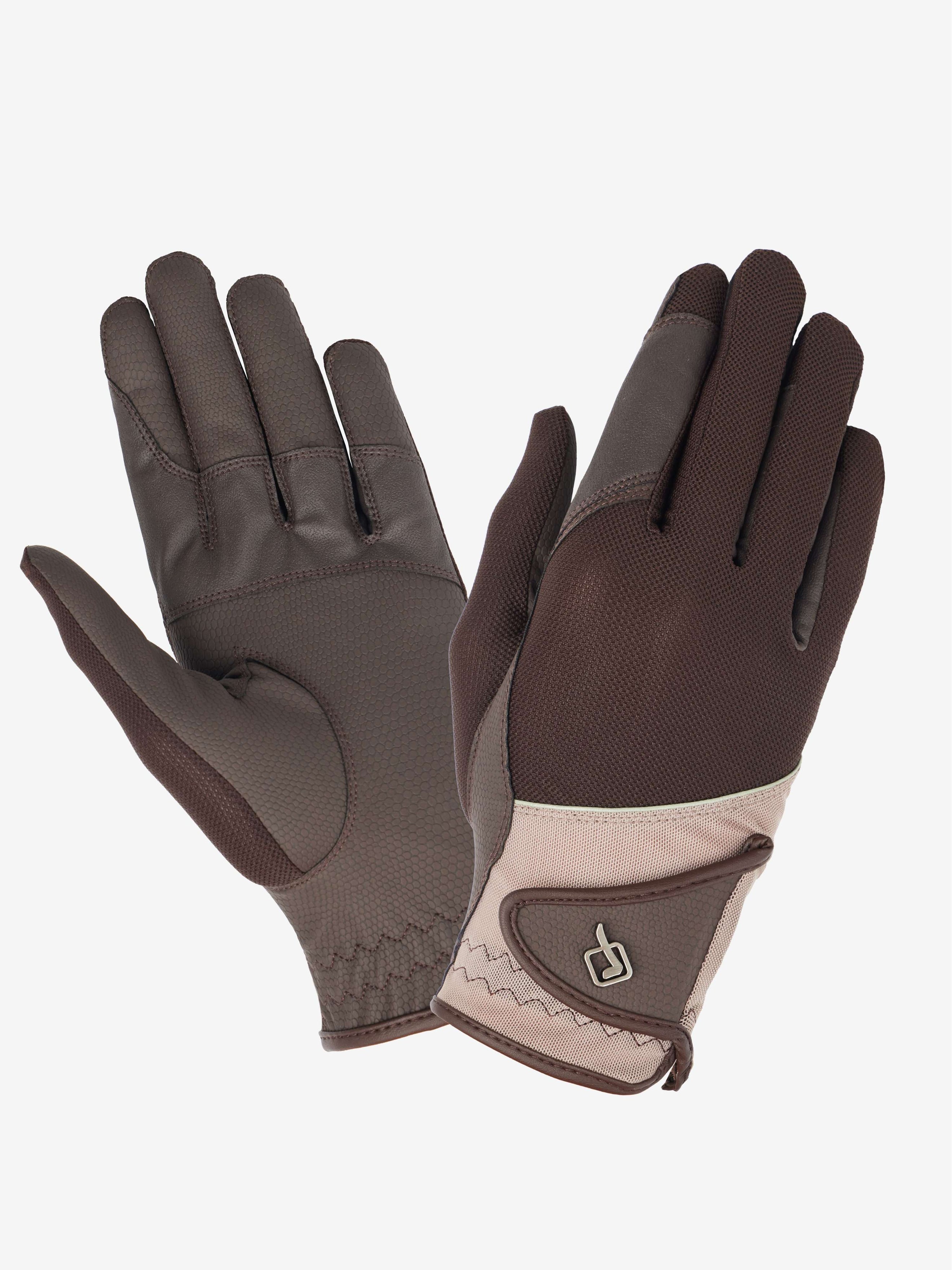 LeMieux Riding Gloves Pro Mesh Fern / Brown