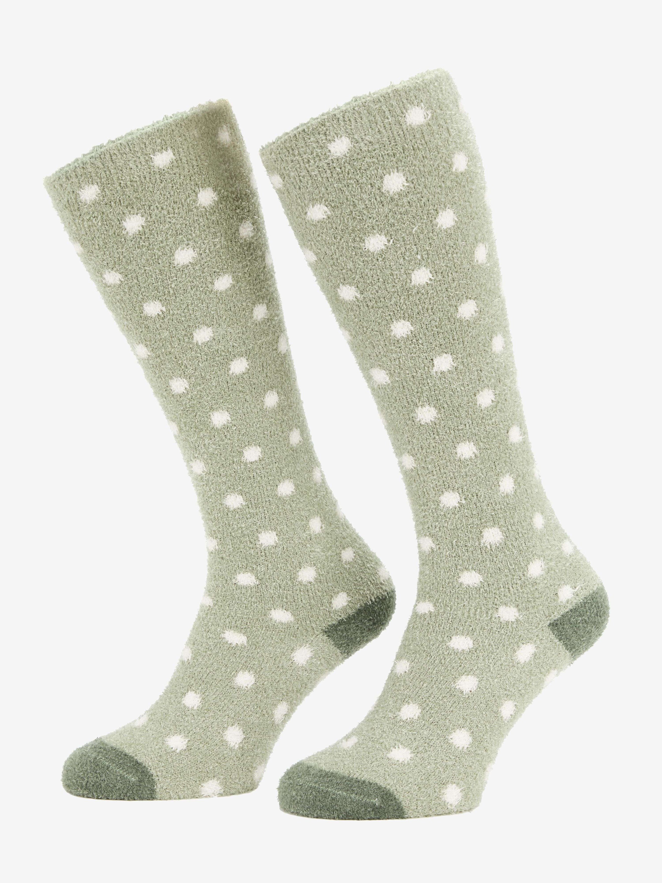 LeMieux Socks Fluffies Sally Spot Child Fern