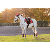 LeMieux Saddlepad Mini Suede Jumping Cranberry