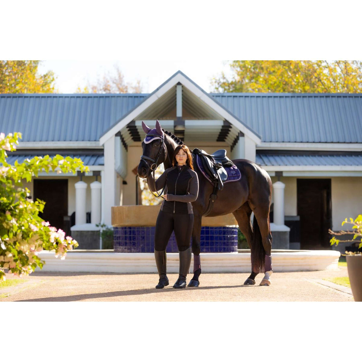 LeMieux Saddlepad Merino Loire Classic Jumping Juniper