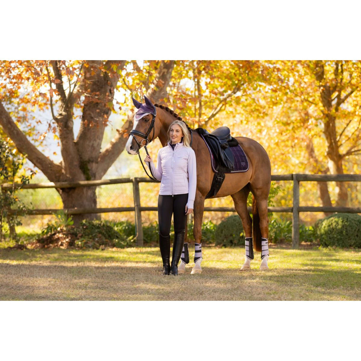 LeMieux Saddlepad Merino Loire Classic Dressage Juniper