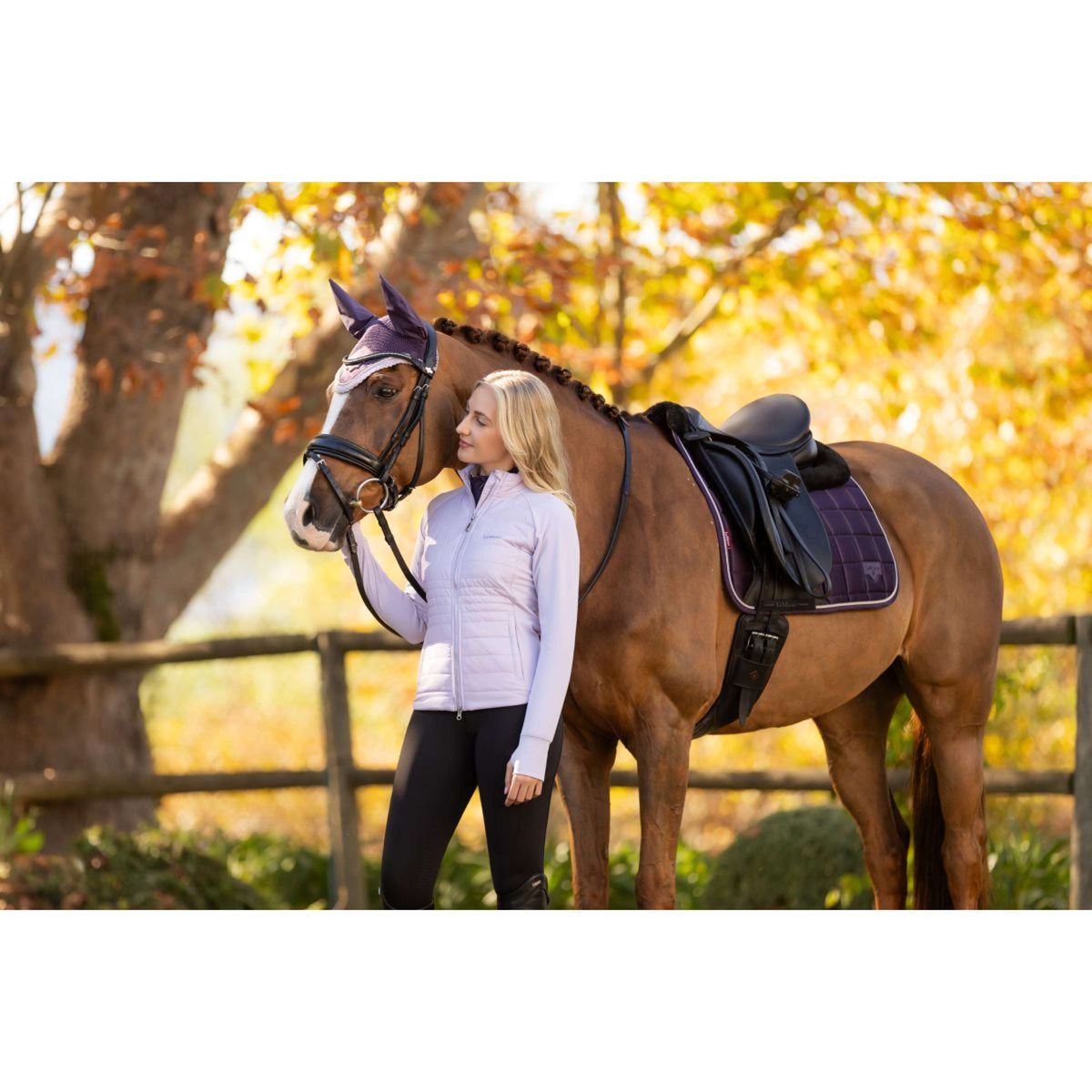 LeMieux Saddlepad Merino Loire Classic Dressage Juniper