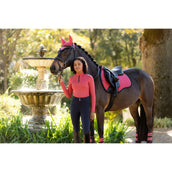LeMieux Saddlepad Suede General Purpose Cranberry