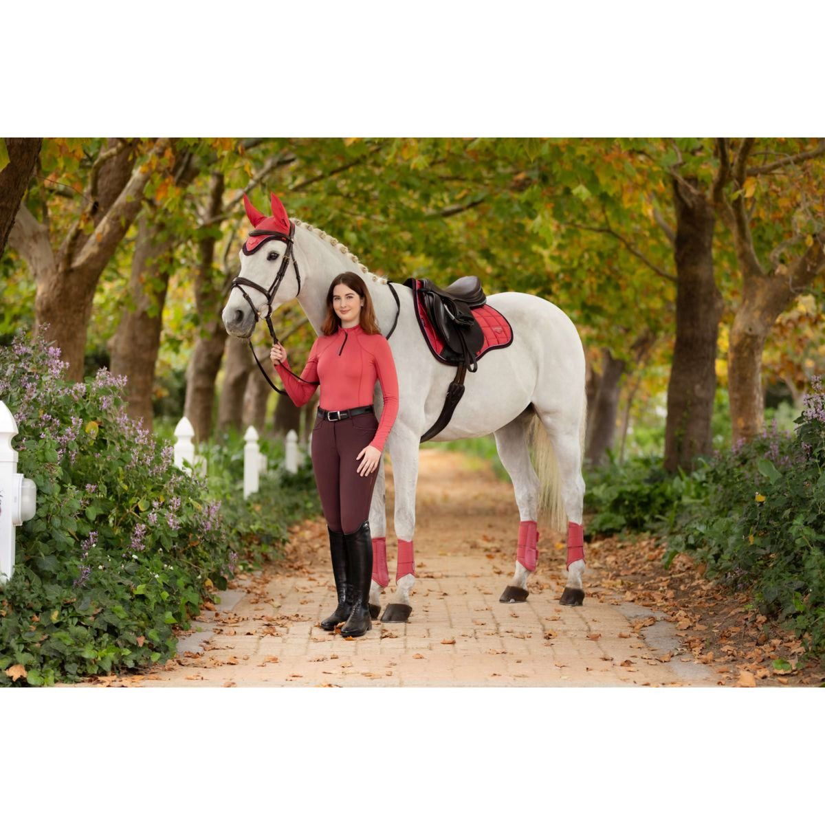 LeMieux Saddlepad Loire Classic General Purpose Cranberry