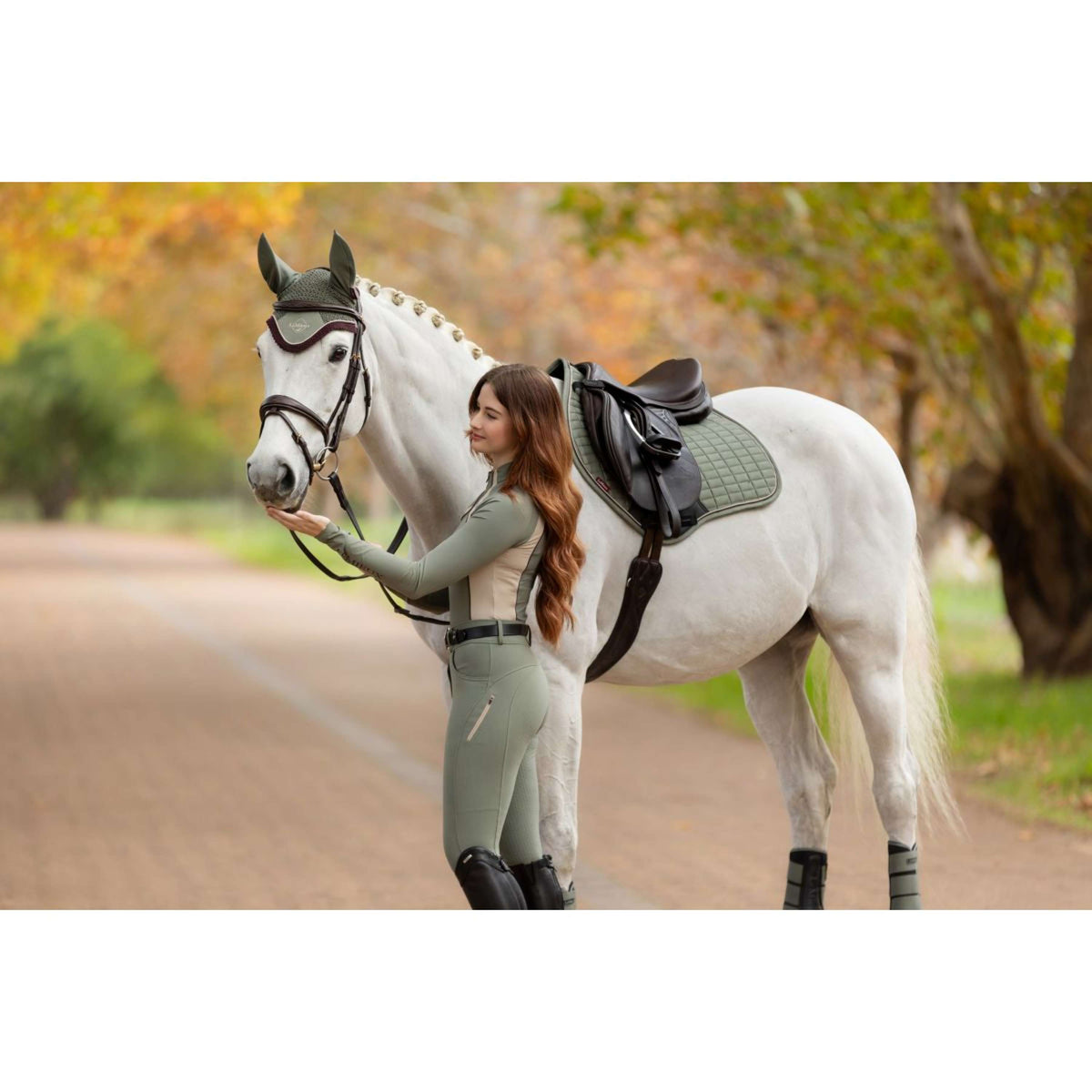 LeMieux Baselayer Philippa Mesh Rosemary