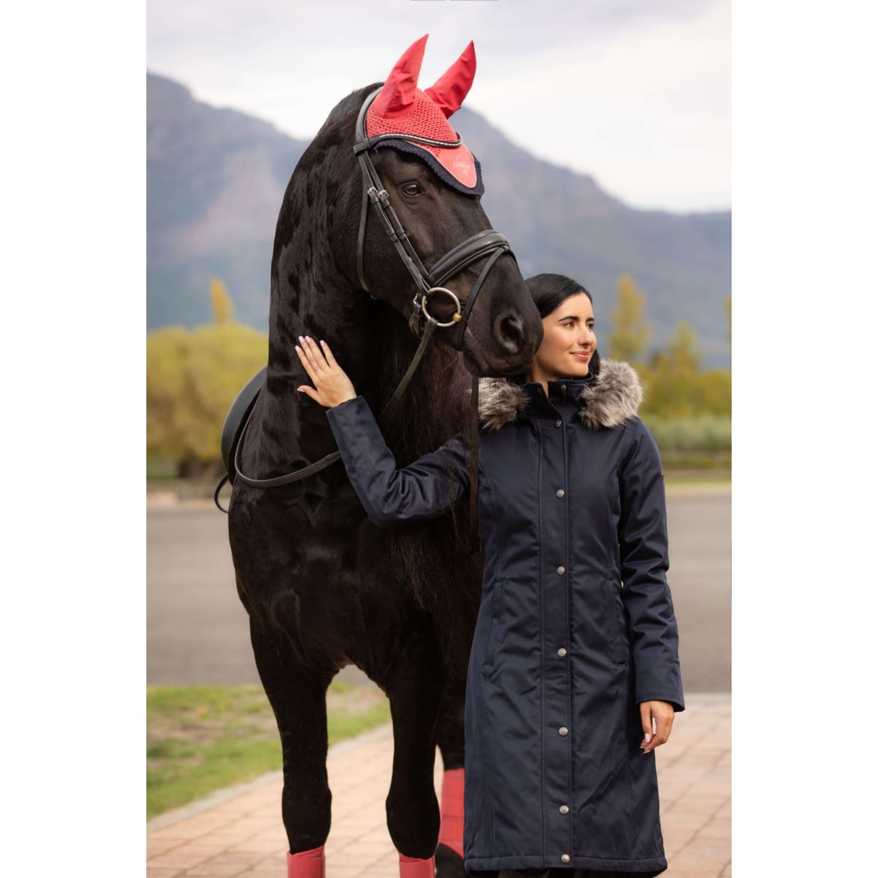 LeMieux Jacket Anya Waterproof Long Navy