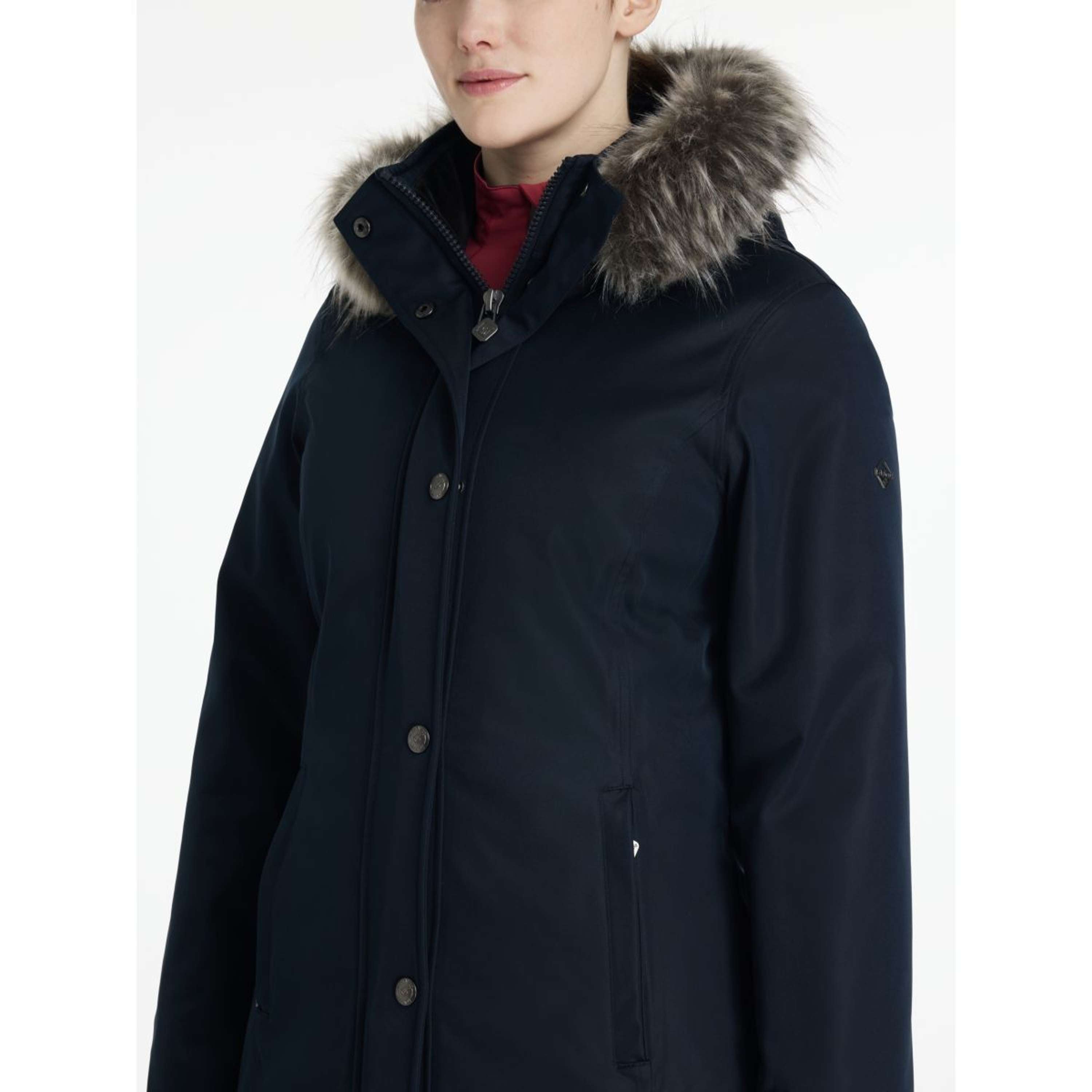 LeMieux Jacket Anya Waterproof Long Navy