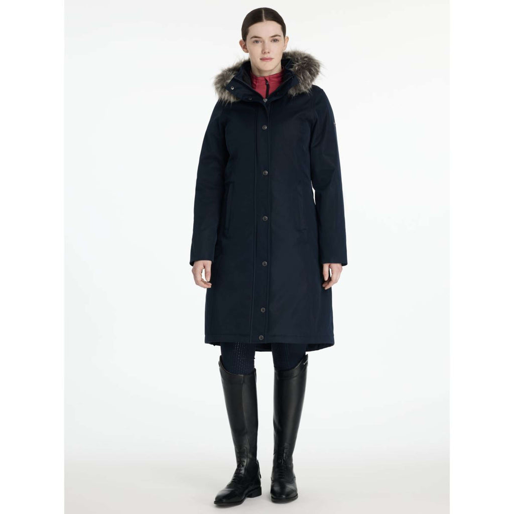 LeMieux Jacket Anya Waterproof Long Navy