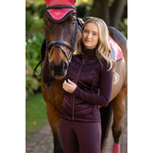 LeMieux Zip-Hoodie Dynamique Damson