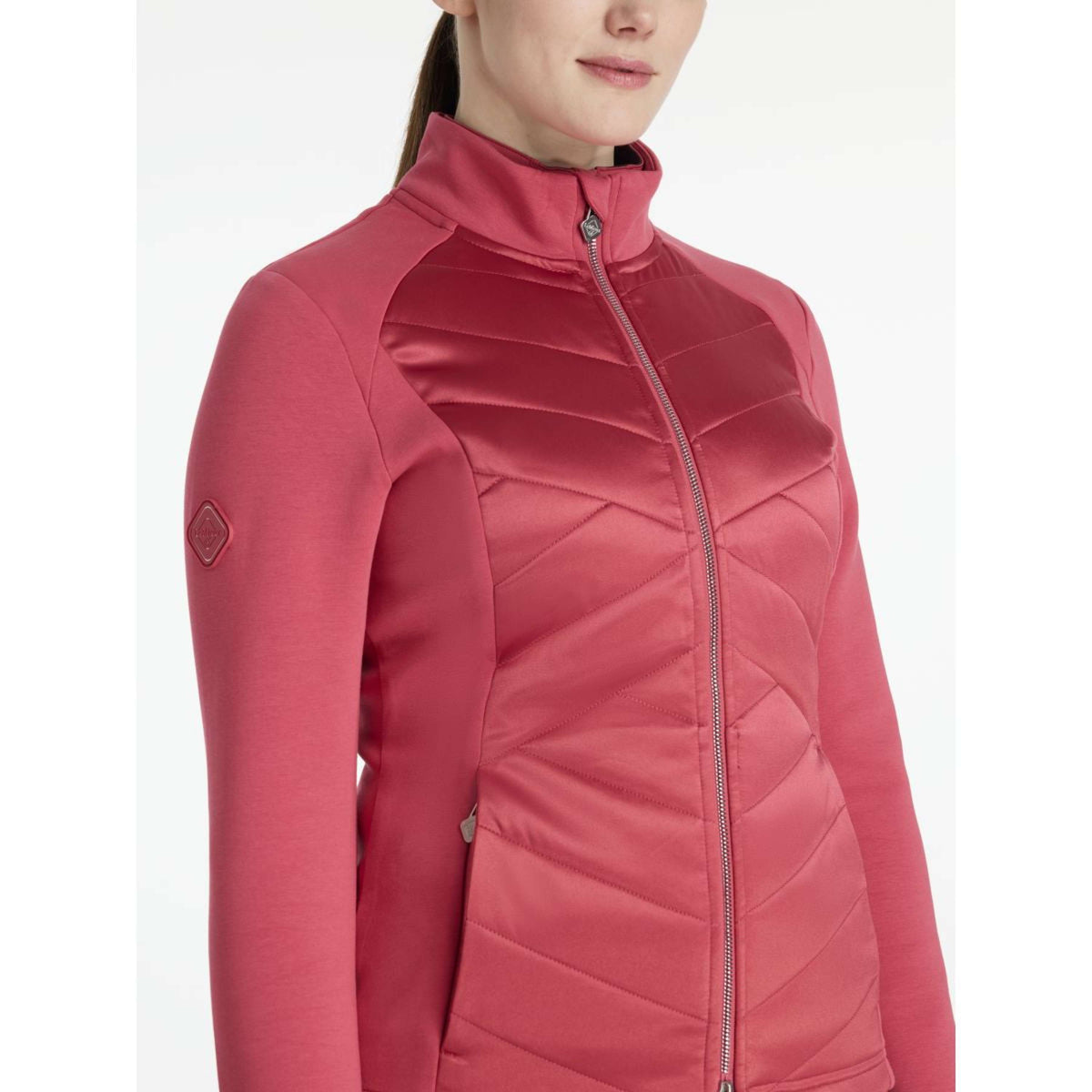 LeMieux Zip-Hoodie Dynamique Cranberry