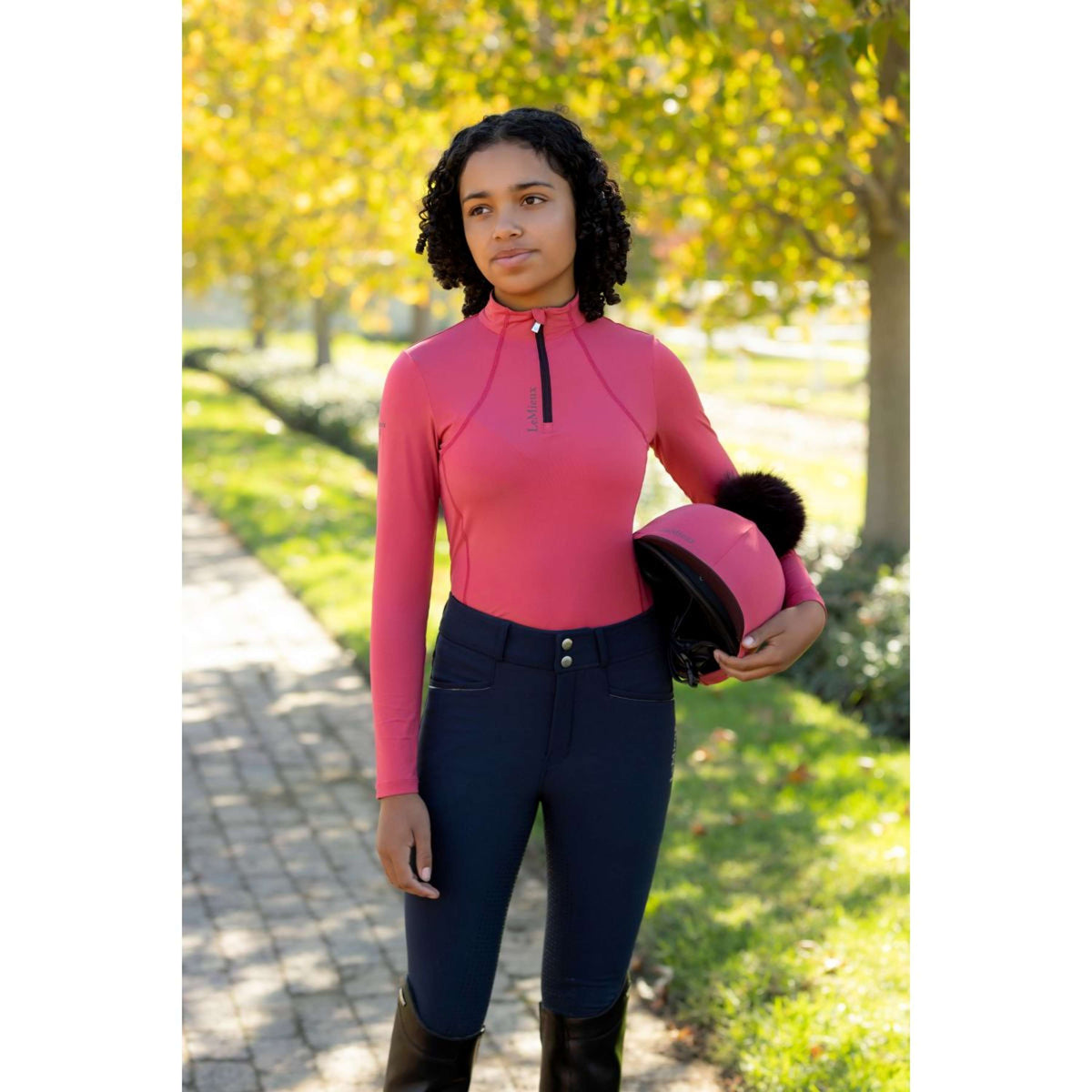 LeMieux Baselayer Young Rider Classique Cranberry