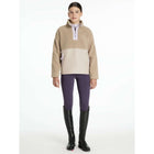 LeMieux Sweater Young Rider Tammy Teddy Fleece Almond