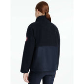 LeMieux Sweater Young Rider Tammy Teddy Fleece Navy