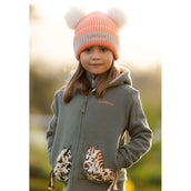 LeMieux Beanie Mini Double Pom Kids Peach Punch