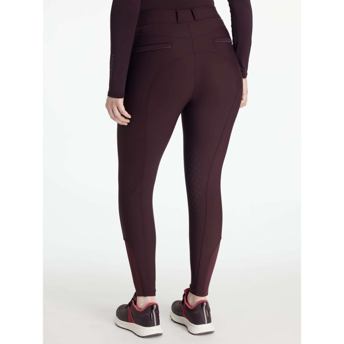 LeMieux Breeches Isabelle Full Grip Damson