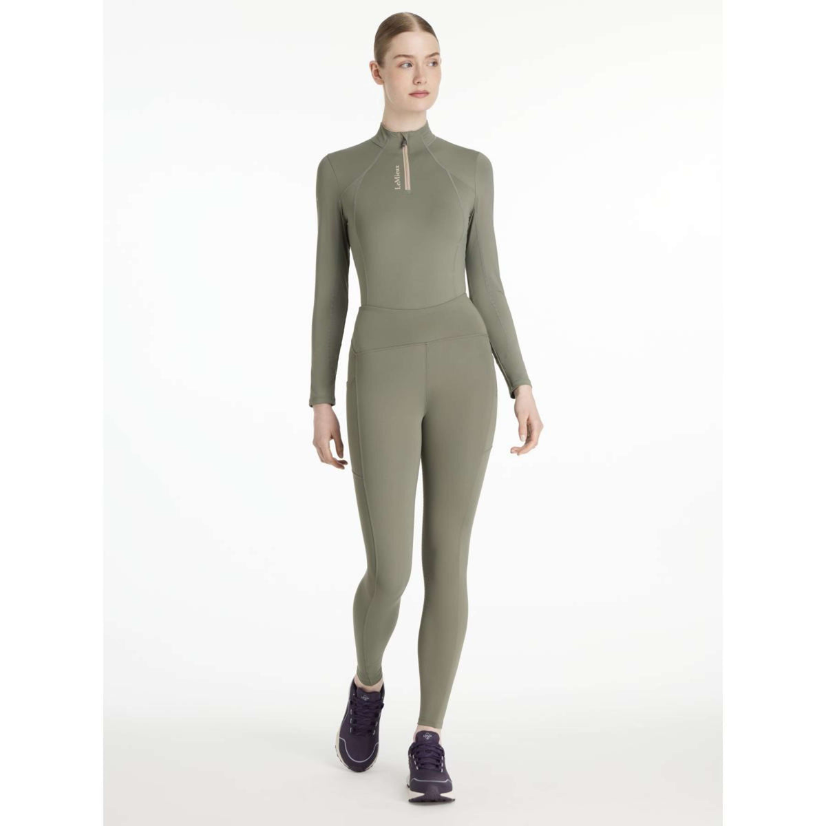 LeMieux Riding Legging Natalie Brushed Rosemary