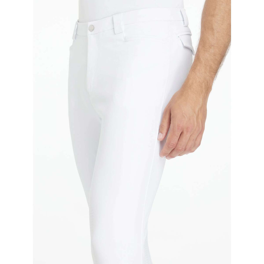 LeMieux Breeches Sports Knee Grip Men White