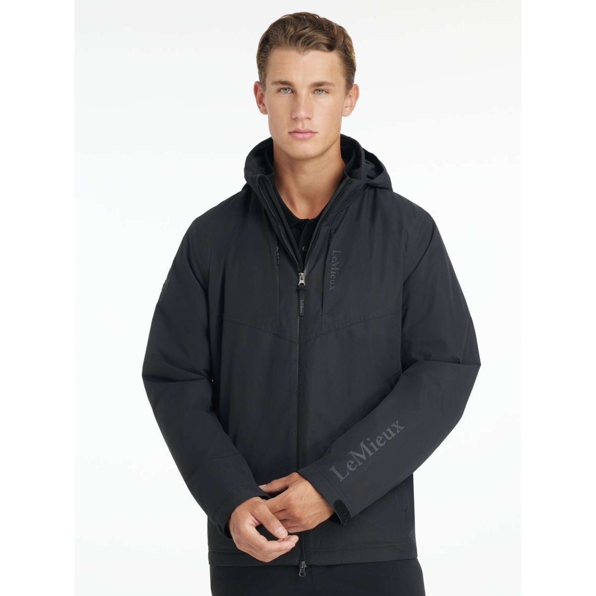 LeMieux Rain Coat Team Waterproof Men Black