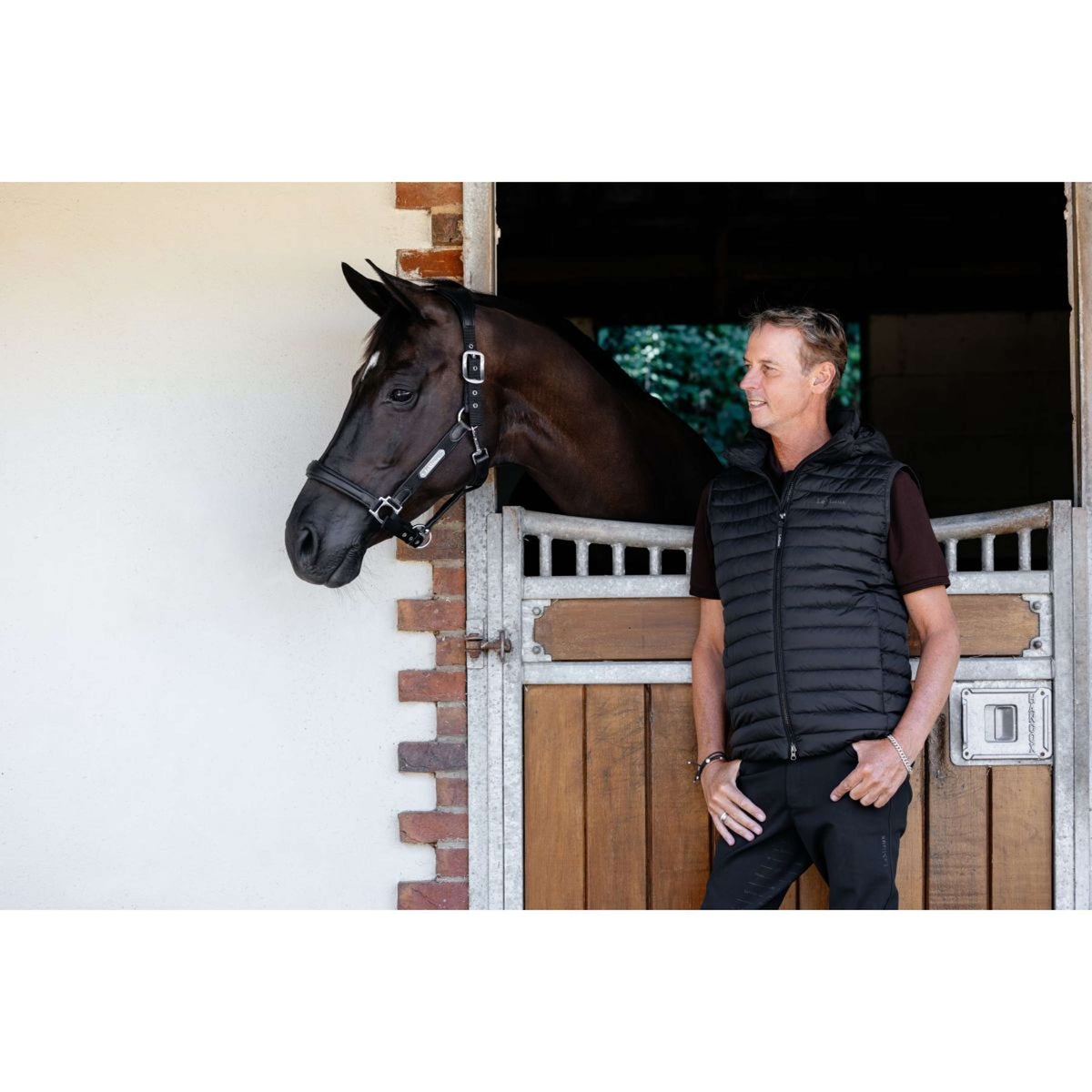 LeMieux Bodywarmer Puffer Men Black