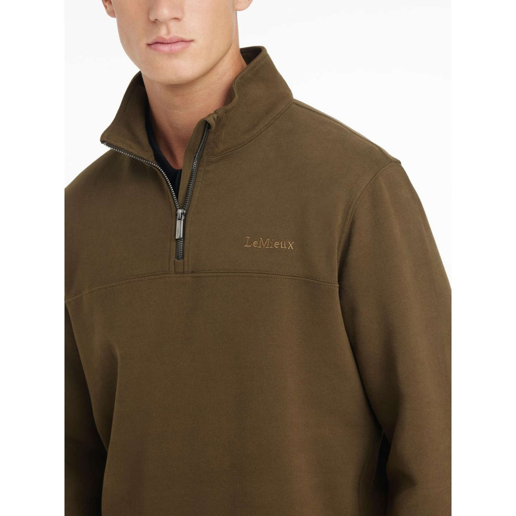 LeMieux Sweater Quarter Neck Men Alpine