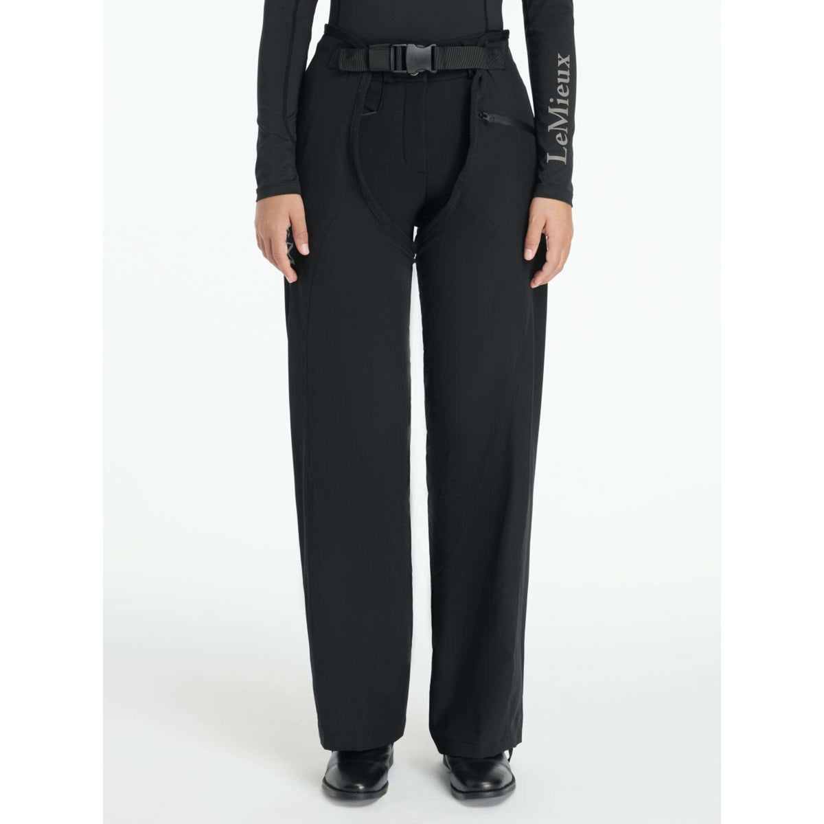 LeMieux Chaps Young Rider Drytex Stormwear Waterproof Black