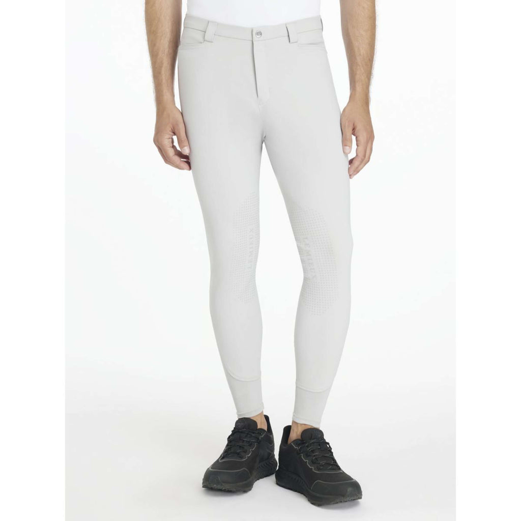 LeMieux Breeches Sports Knee Grip Men Light Grey