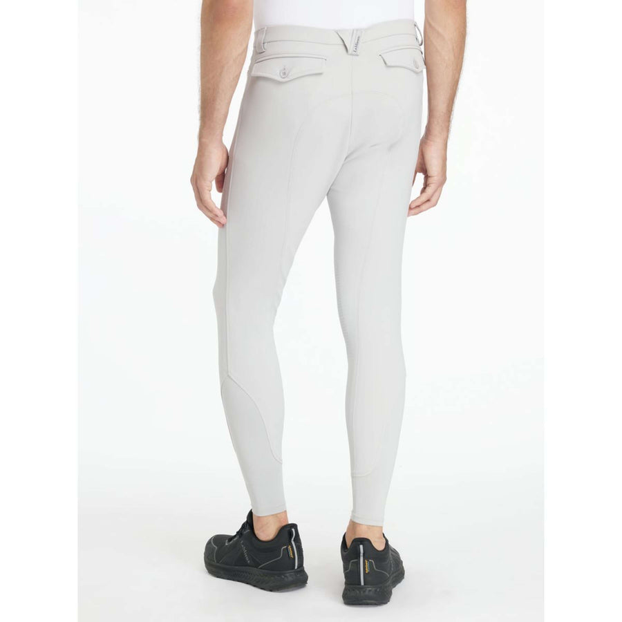 LeMieux Breeches Sports Knee Grip Men Light Grey