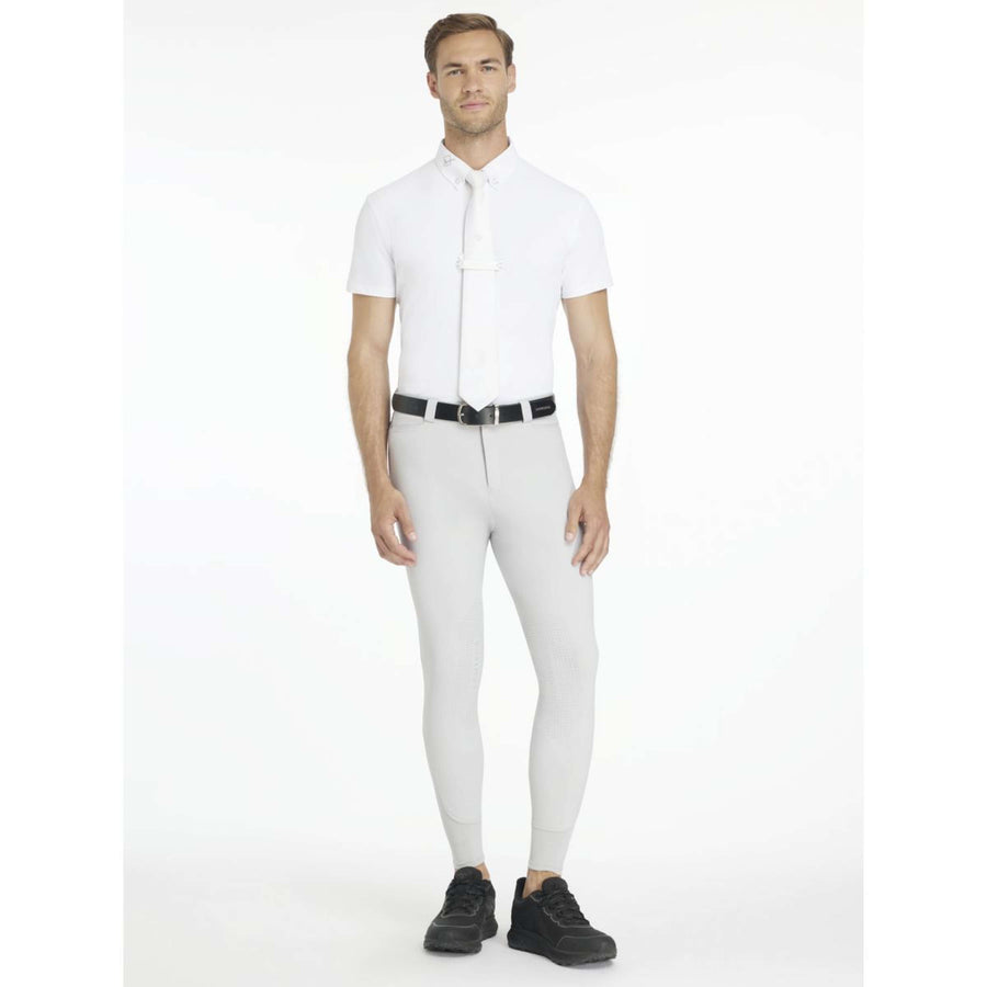 LeMieux Breeches Sports Knee Grip Men Light Grey