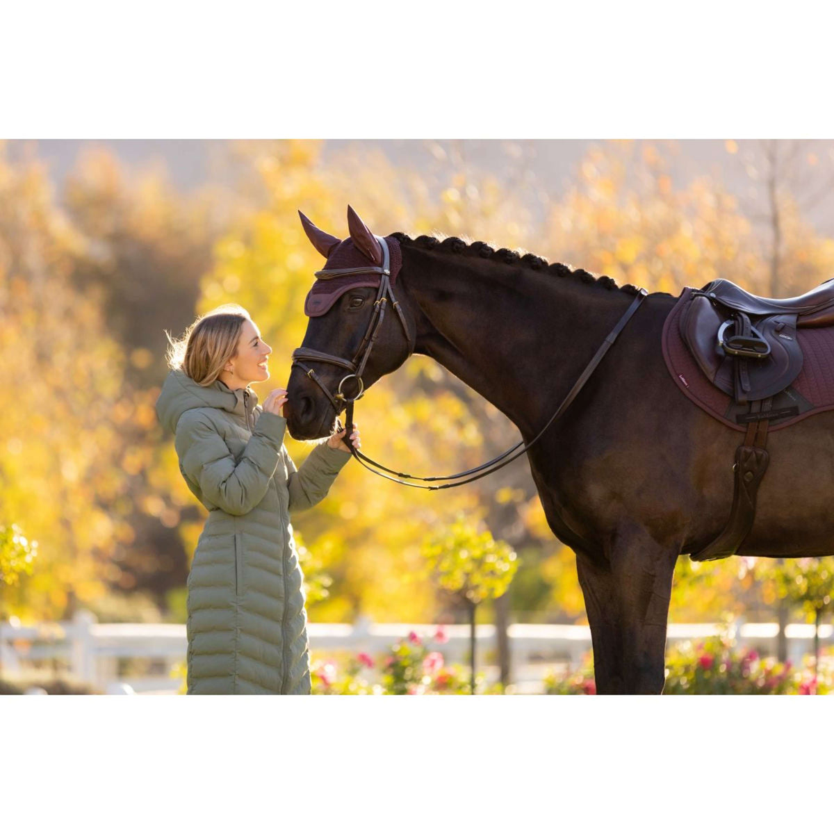 LeMieux Saddlepad Essence Jumping Damson