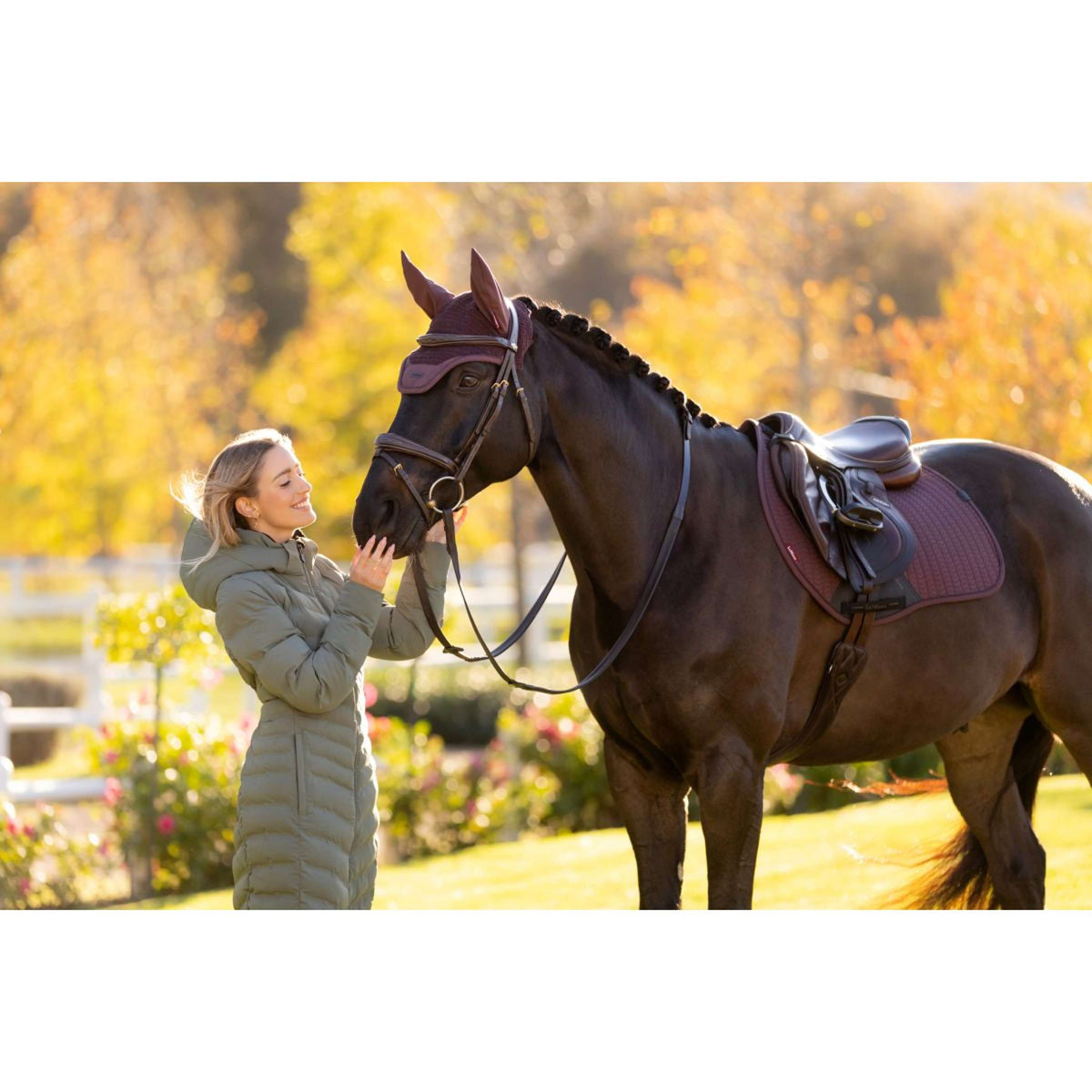 LeMieux Saddlepad Essence Jumping Damson