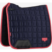 LeMieux Saddlepad Loire Classic Dressage Navy/Cranberry