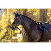 LeMieux Saddlepad Loire Classic General Purpose Navy/Cranberry