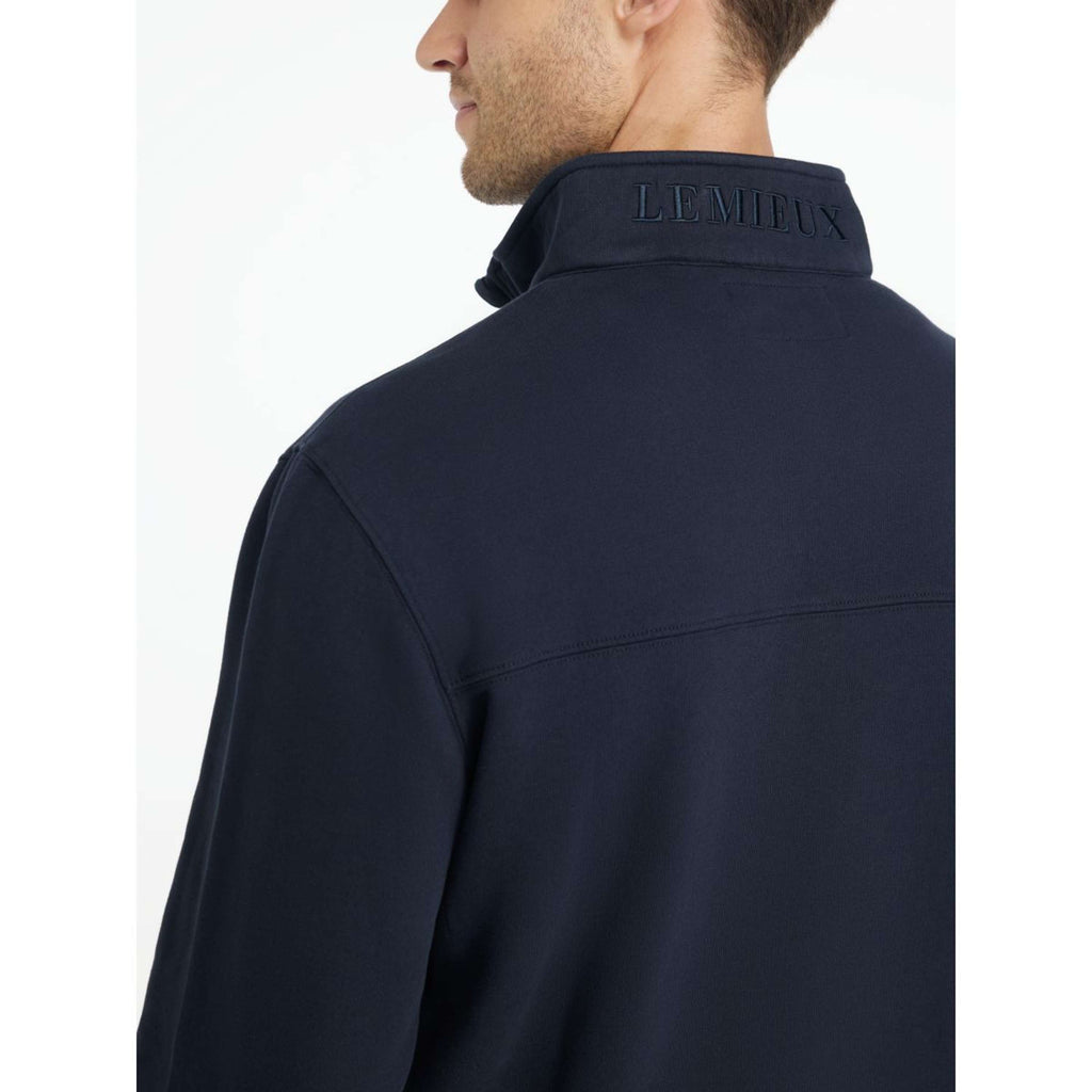 LeMieux Sweater Quarter Neck Men Navy