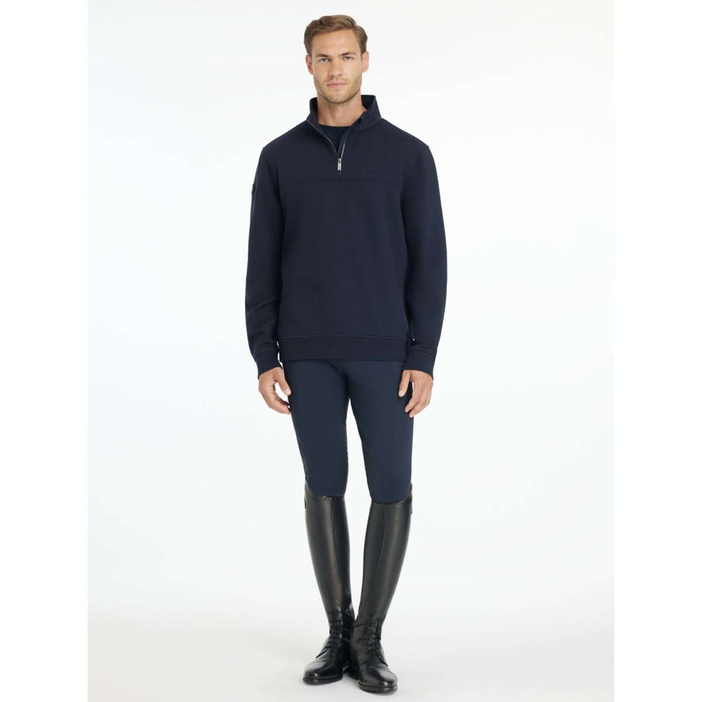 LeMieux Sweater Quarter Neck Men Navy