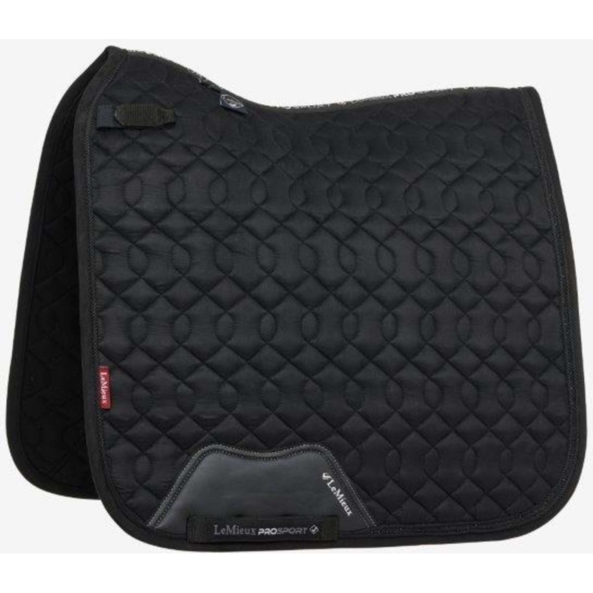 LeMieux Saddlepad Crystal Suede Dressage Black