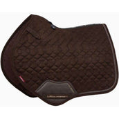 LeMieux Saddlepad Crystal Suede Close Contact Brown