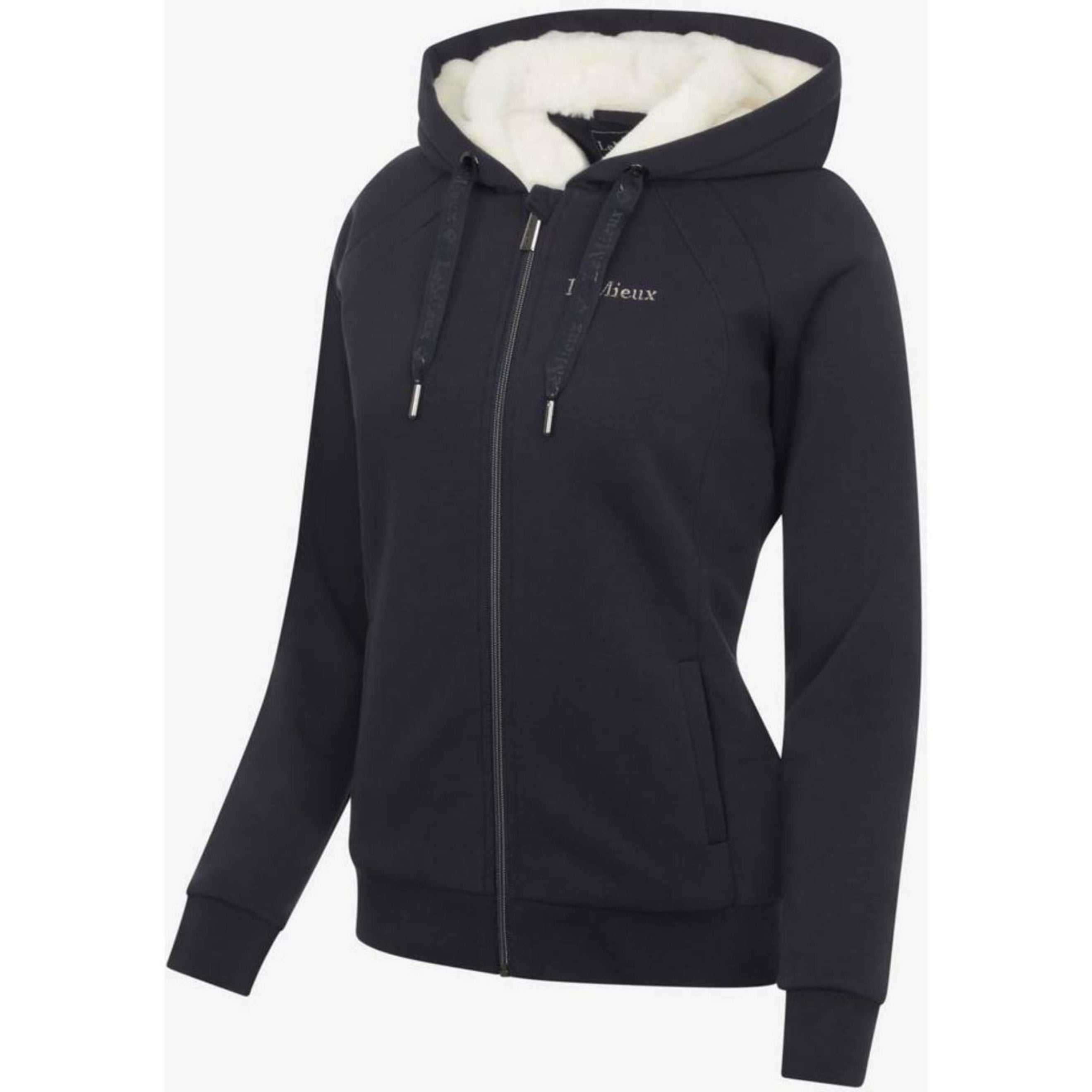 LeMieux Zip-Hoodie Sherpa Lined Navy