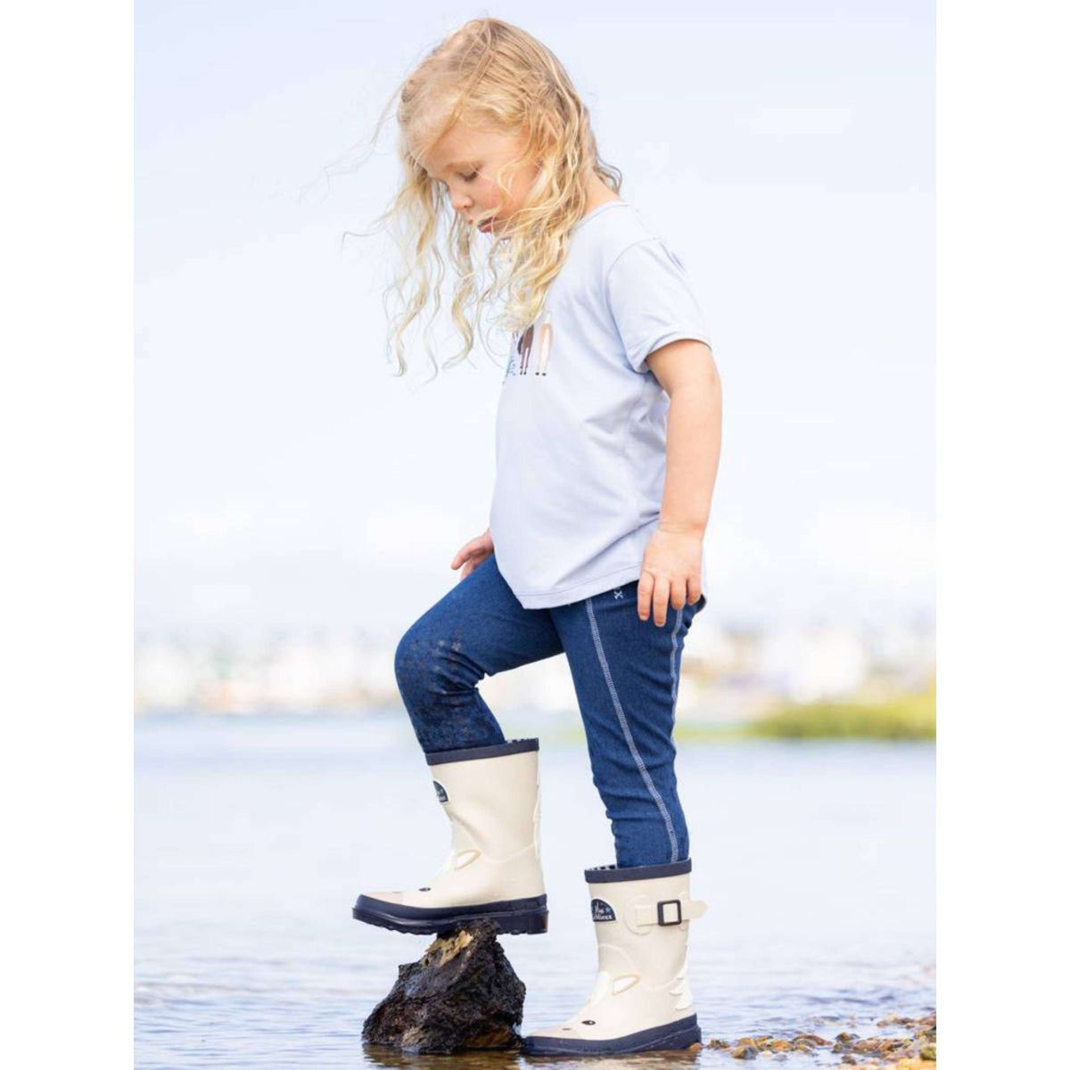 LeMieux Rain Boots Puddle Pals Welly Palomino