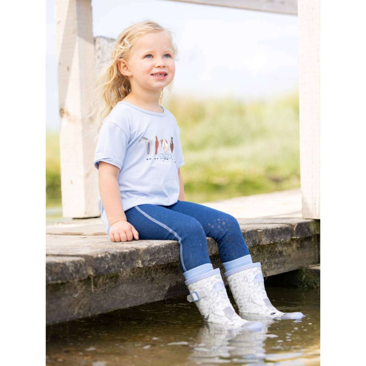 LeMieux Rain Boots Puddle Pals Welly Sammy