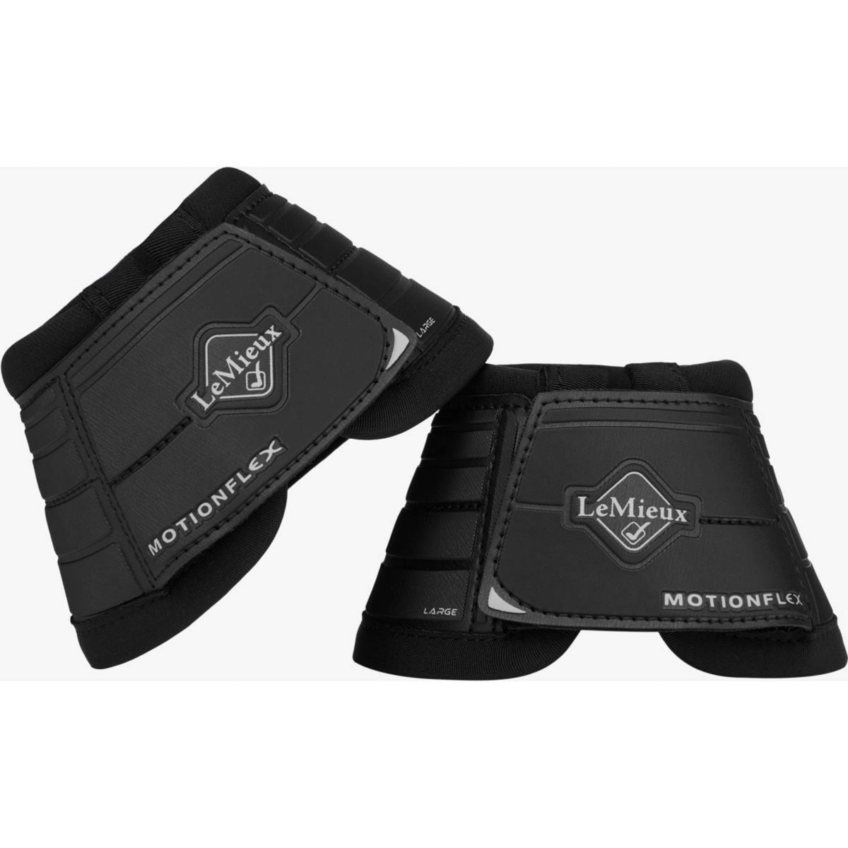 LeMieux Bell Boots Motionflex OverReach Black