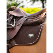 LeMieux Saddlepad Jumping Puissance Suede Brown