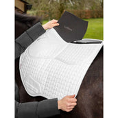 LeMieux Saddlepad Prosorb Plain 2 Pocket CC White