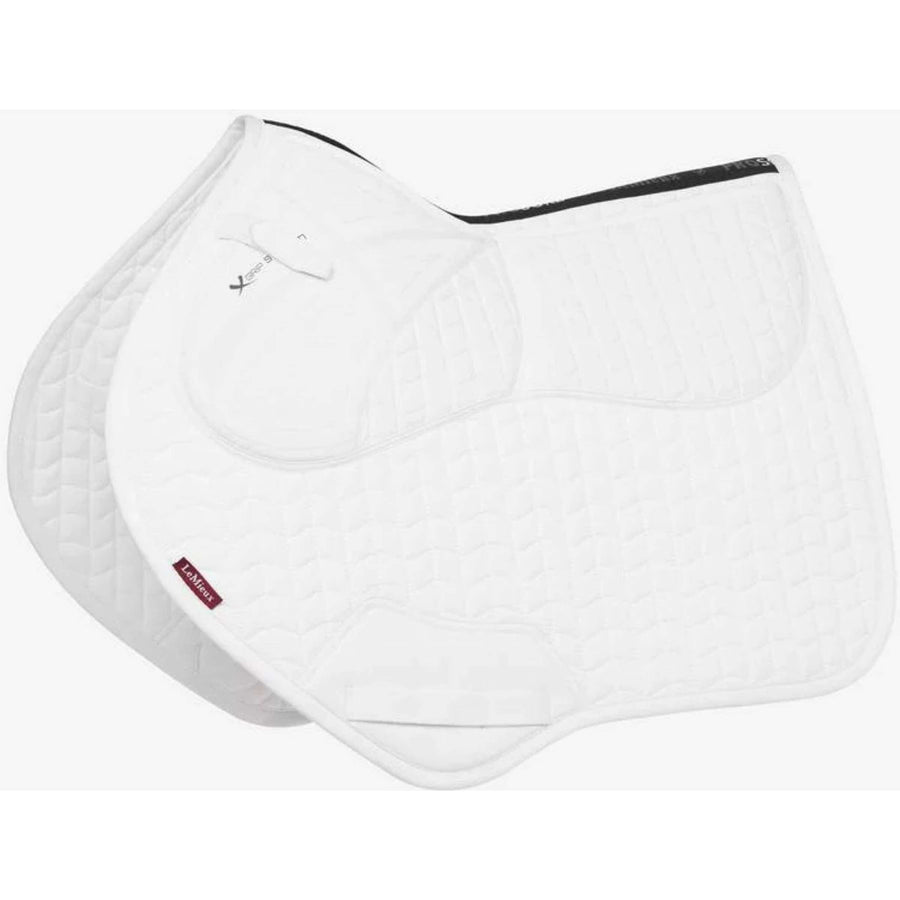 LeMieux Saddlepad Prosorb Plain 2 Pocket CC White