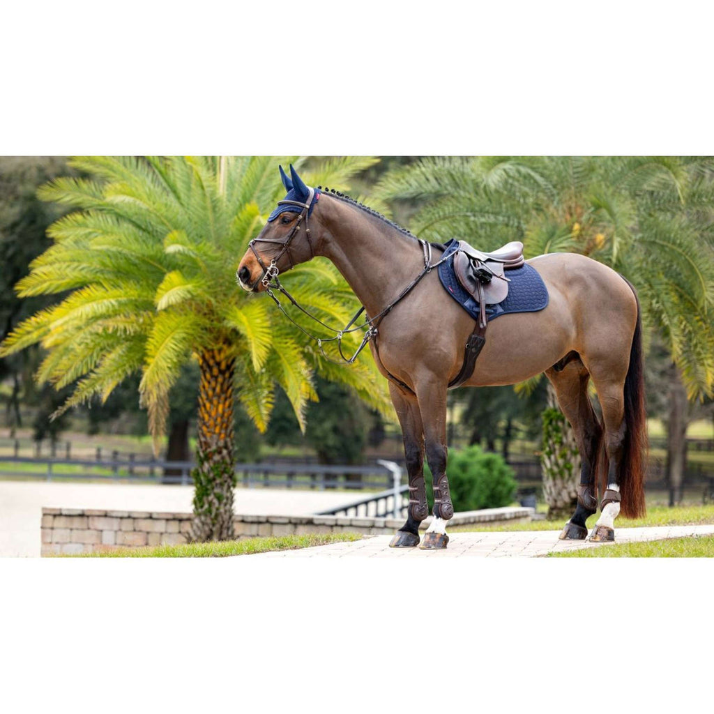 LeMieux Saddlepad Prosorb Plain 2 Pocket CC Navy
