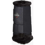 LeMieux Leg Protectors Brushing Fleece Lined Black